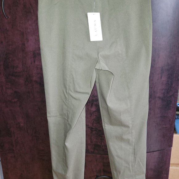 LAURA pull-on slim leg ankle pant - Picture 2 of 6